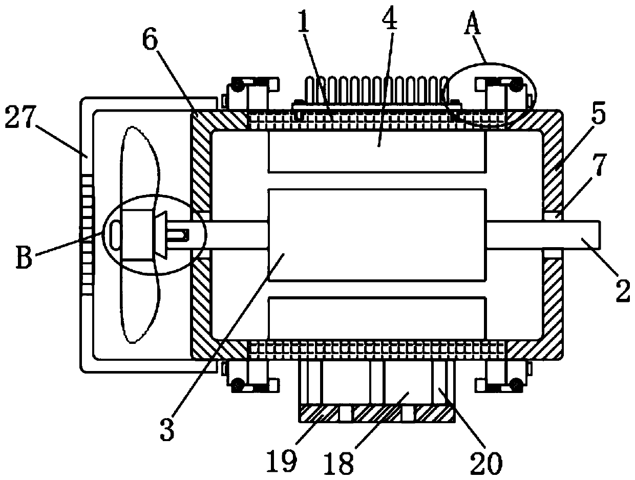 A Flameproof Three-phase Asynchronous Motor Connected by Endocytic Shaft and Hole