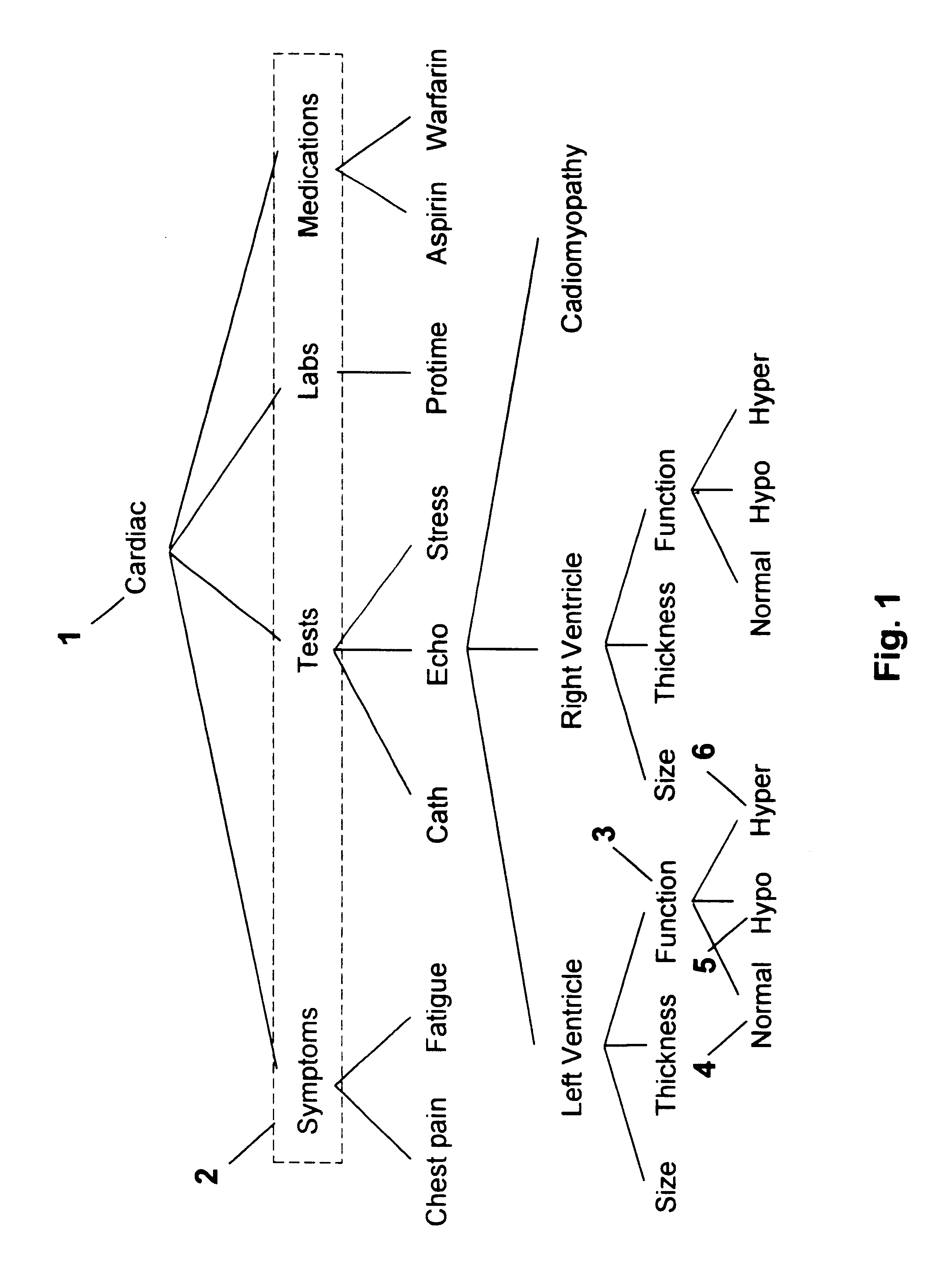 Method and system for navigation and data entry in hierarchically-organized database views
