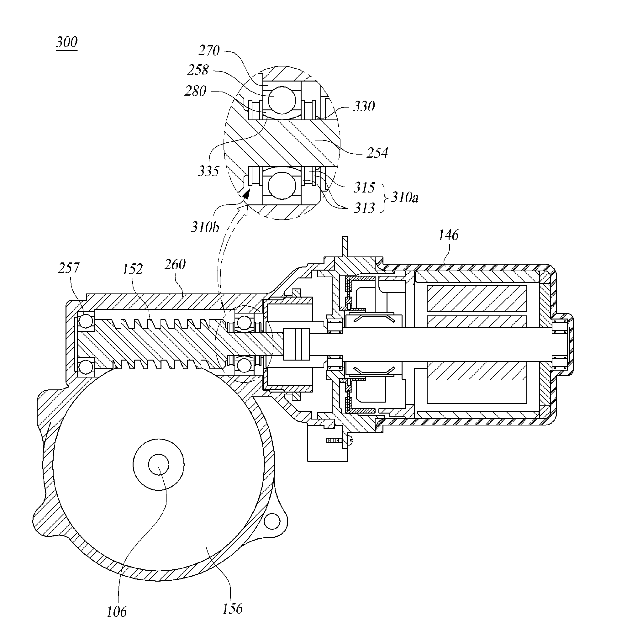 Reducer of electric power steering apparatus