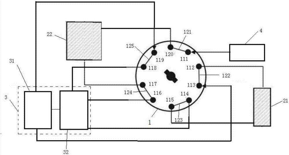 Full-automatic test system and method for gas content of shale