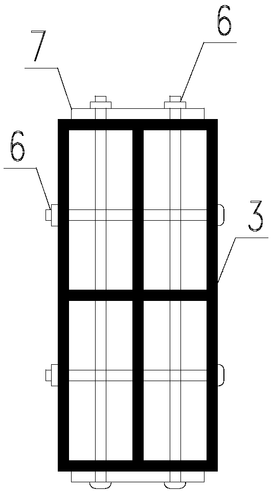 Rigid connection node of wood frame structure