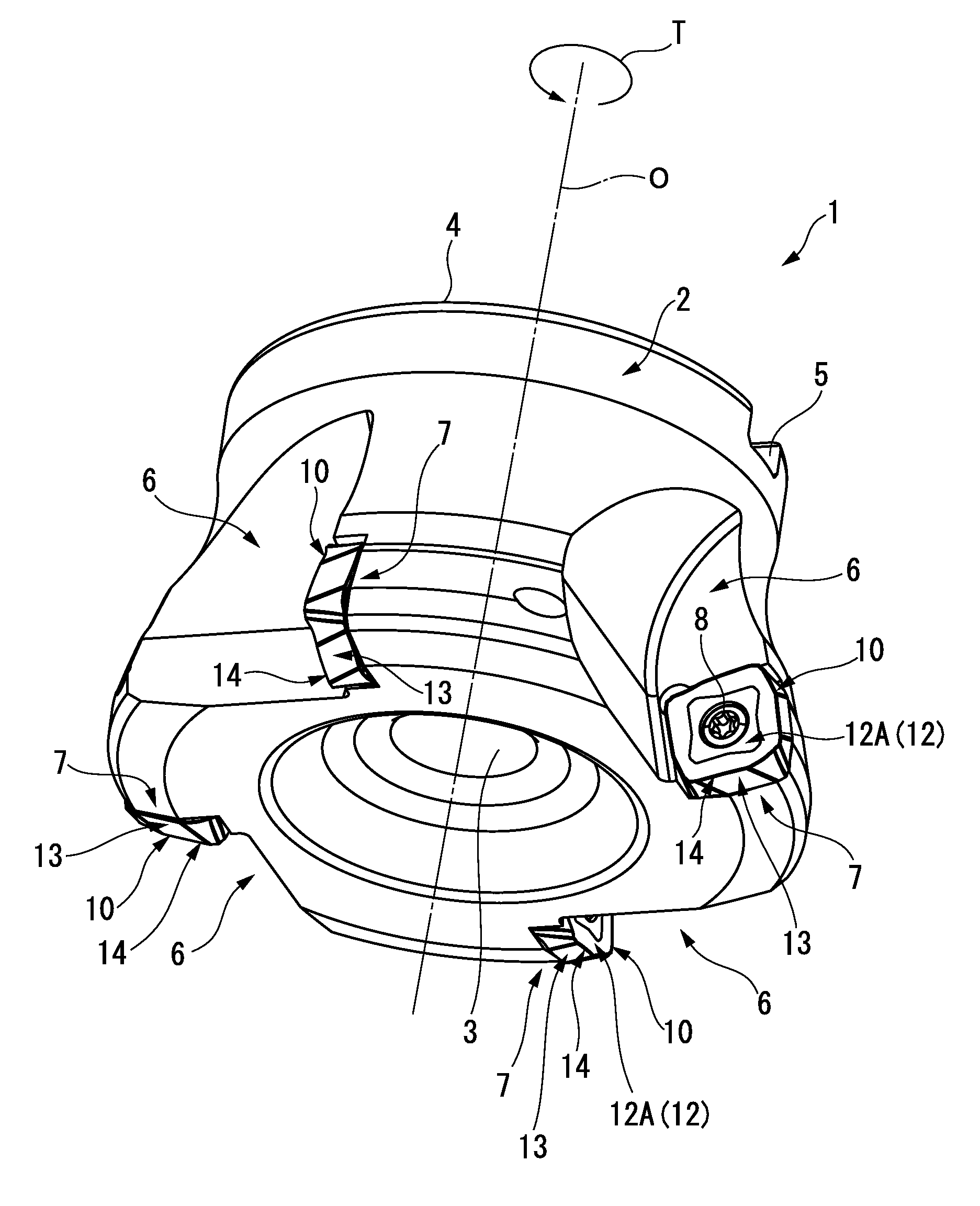 Cutting insert and replaceable insert-type rotating tool
