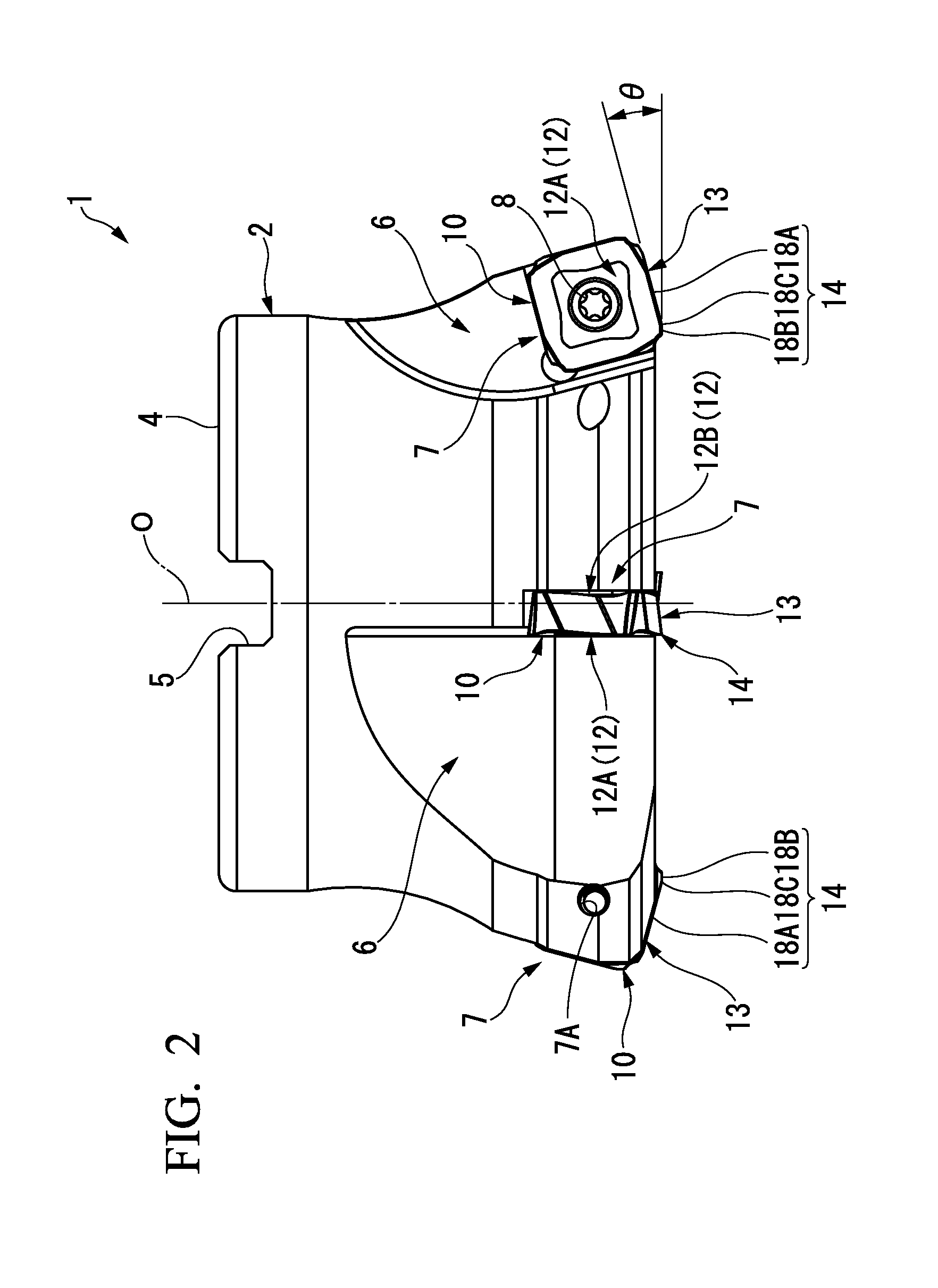 Cutting insert and replaceable insert-type rotating tool