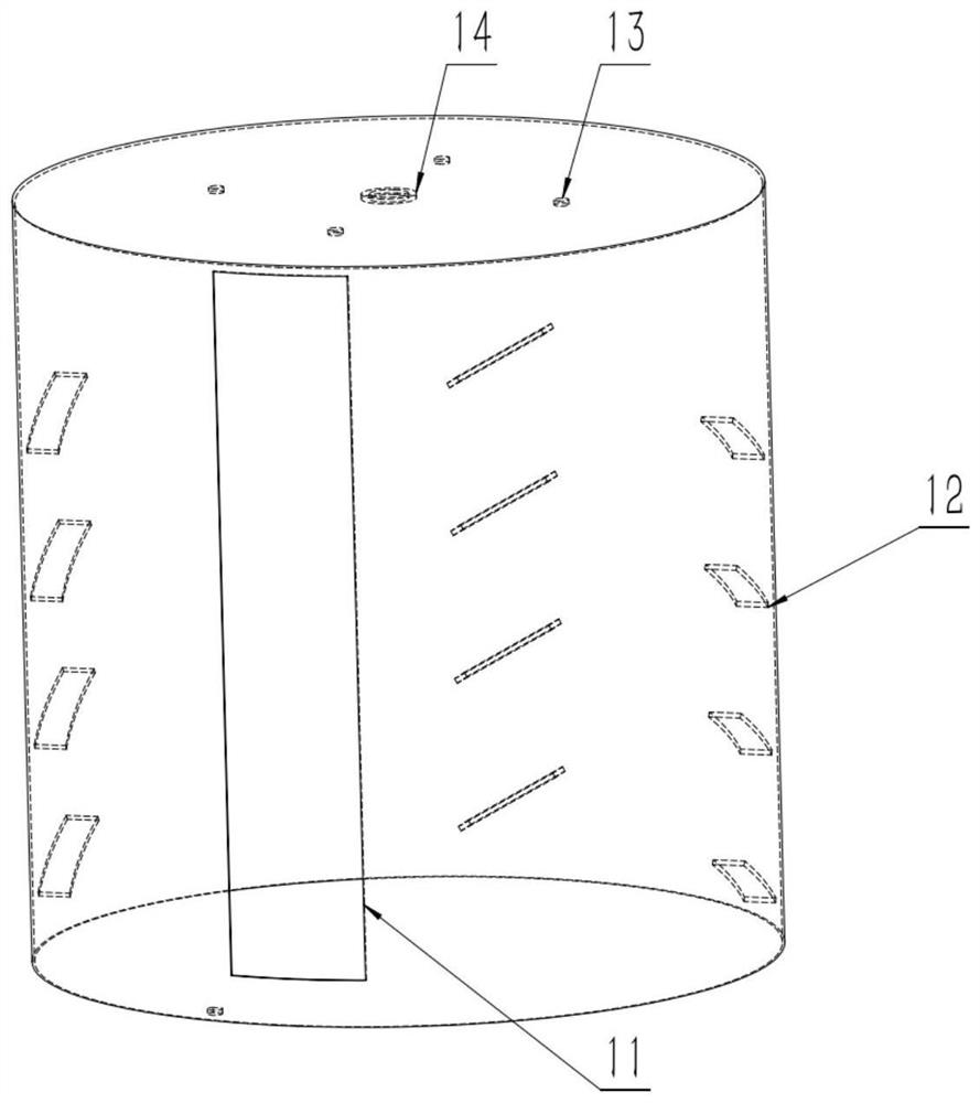 Rotary clothes drying device