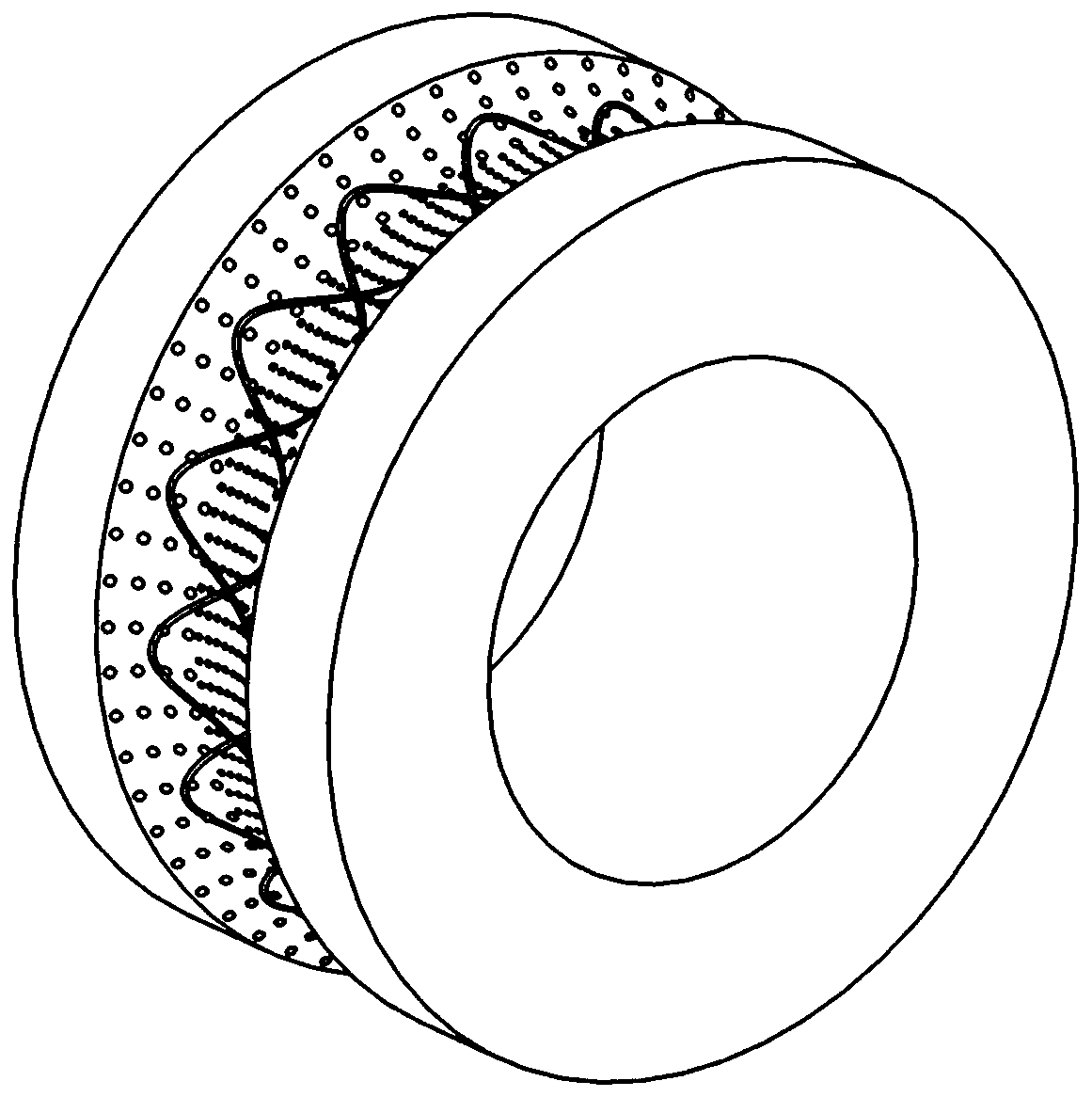Rolling bearing inner ring raceway and rolling bearing