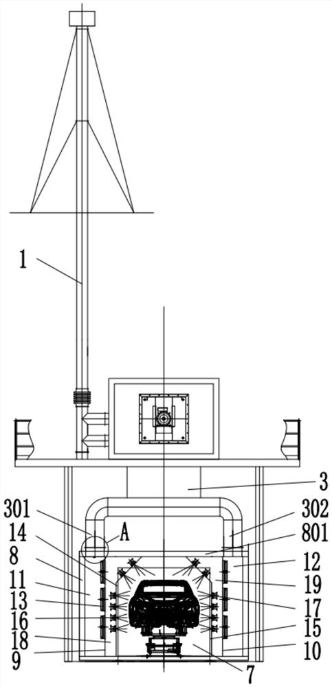 Drying chamber capable of replacing air valve by adjusting inserting plate