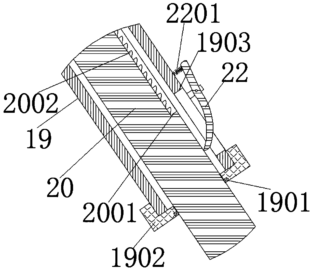 Sleeper-type track board transport auxiliary device