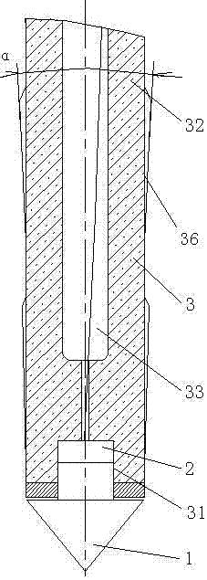 Foundation pile with high bearing capacity and its treatment method with foundation