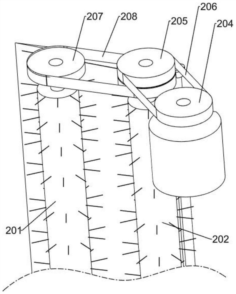 Agricultural wheat airing and collecting device