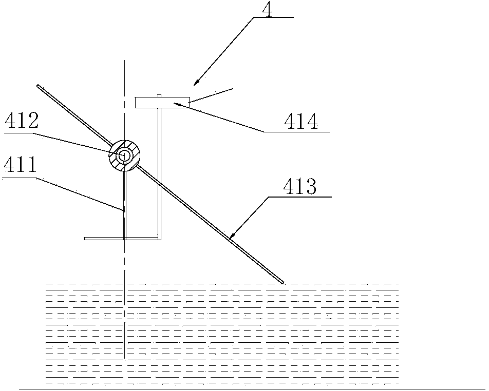 Material continuous conveying device for cement production line