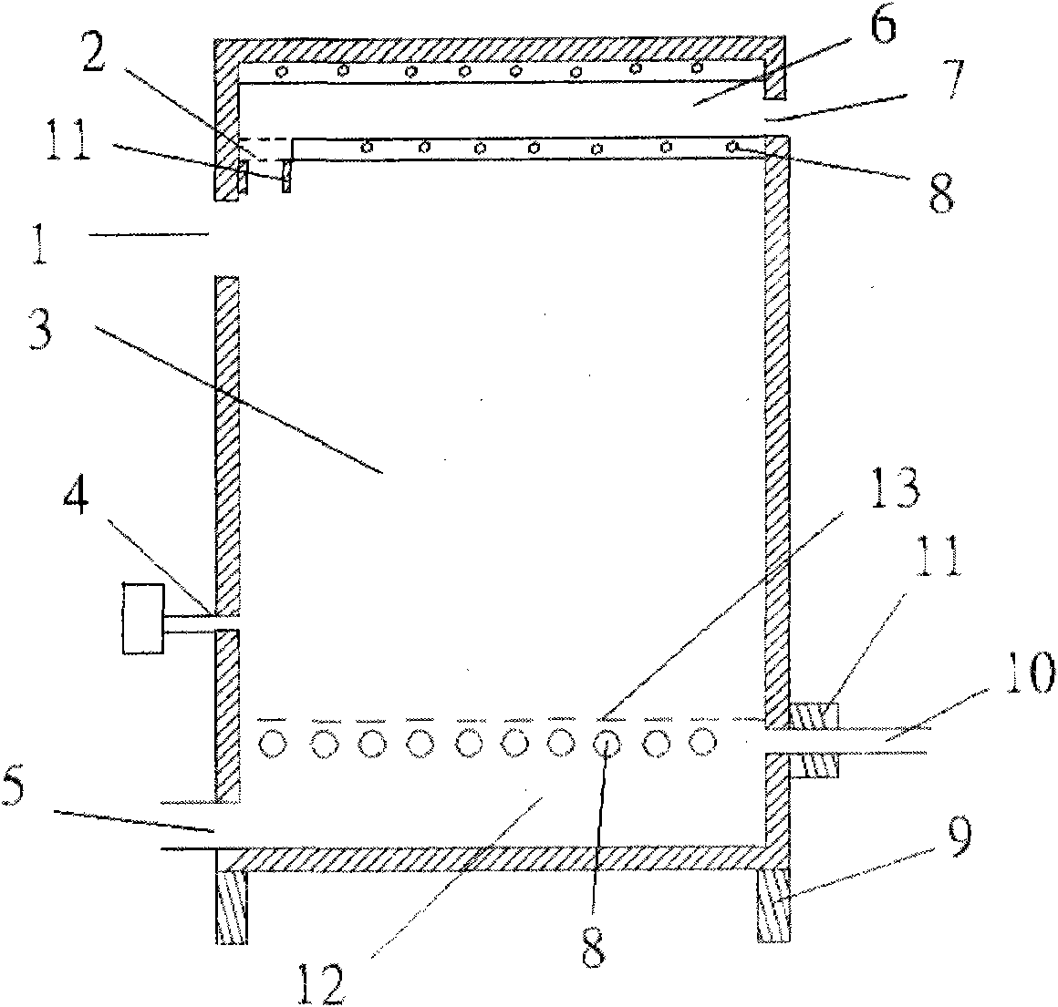 Garbage cracking catalytic gasification furnace