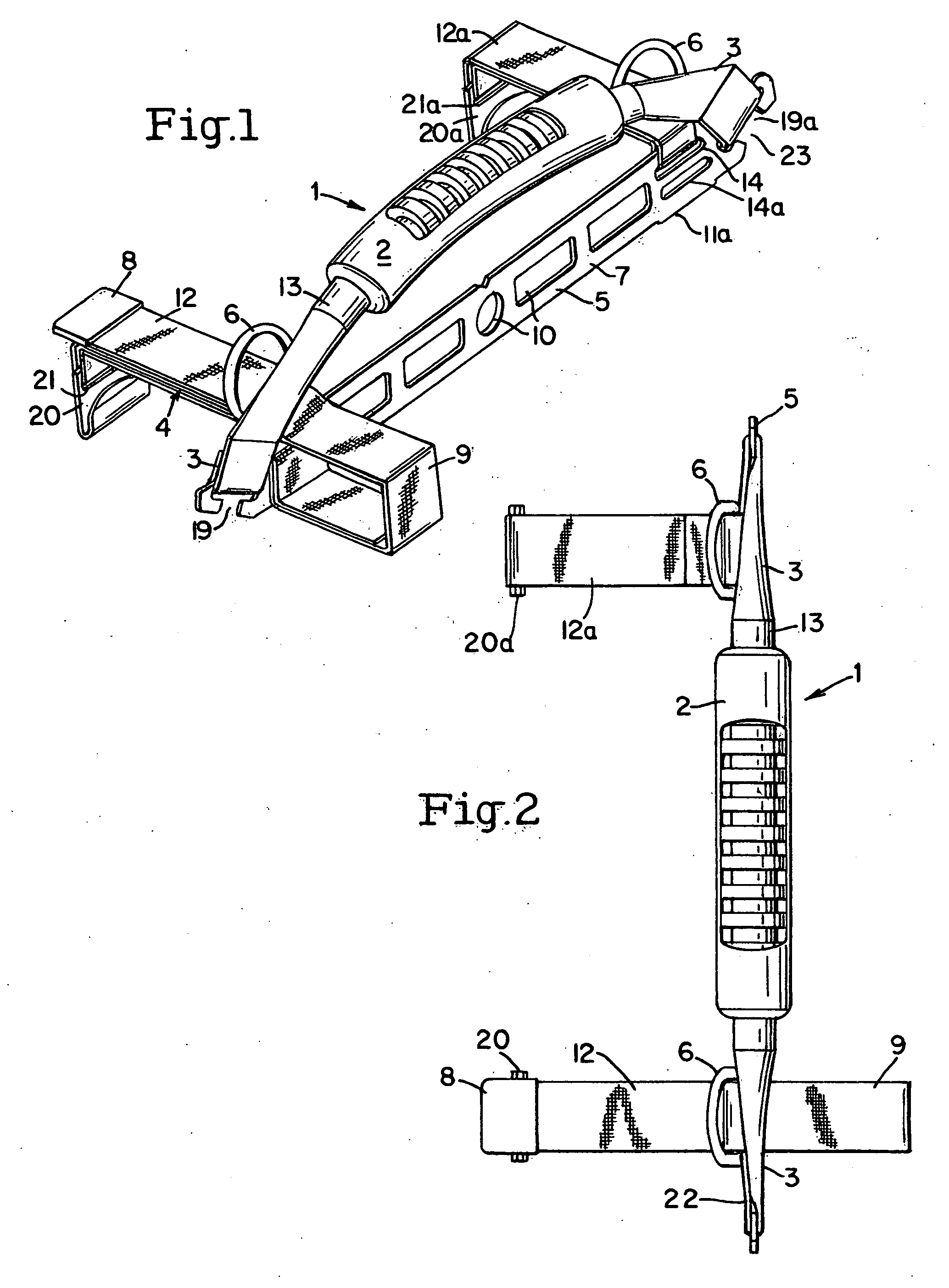 Ladder handle and transporting device