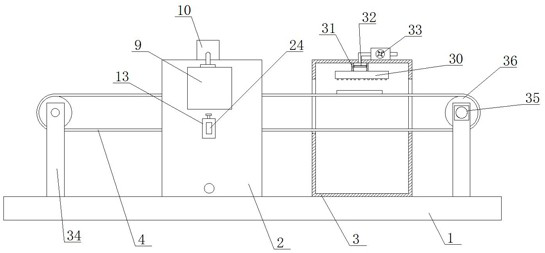 A device and method for cleaning and drying sheet metal parts