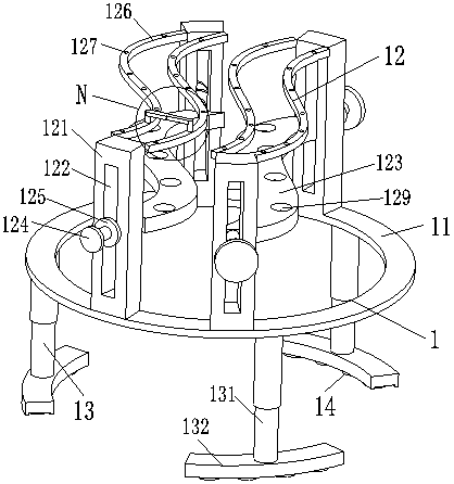 Automobile central dashboard smell performance detecting device and method