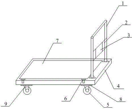 Novel mechanical carrier for warehouse based on weighing device