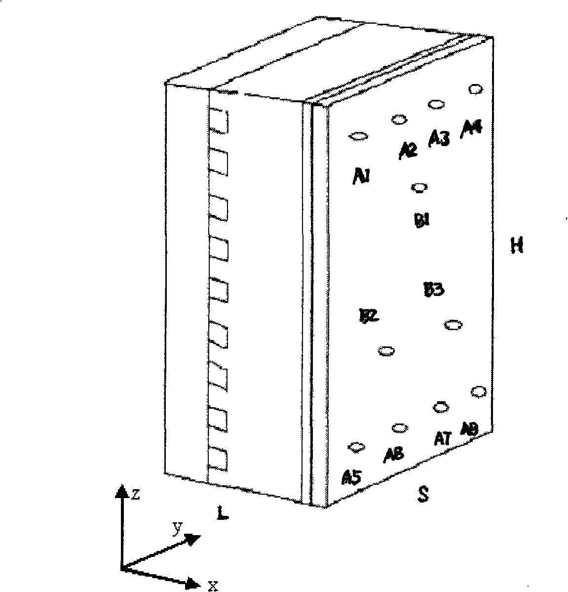 Intelligent monitoring method for cooling wall of blast furnace