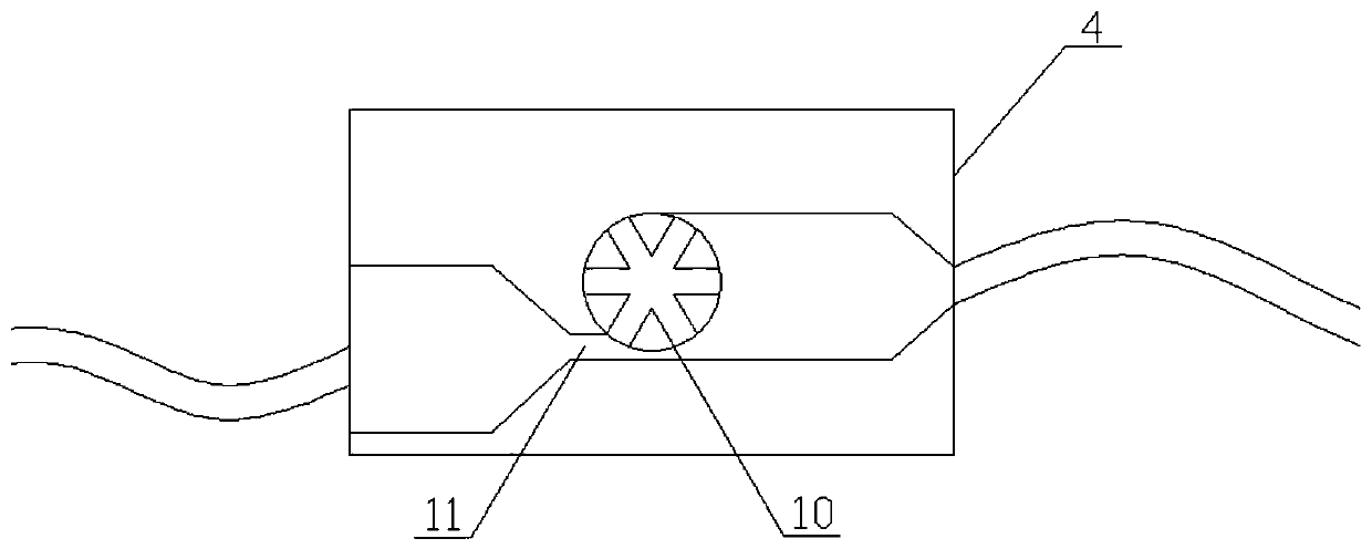 A pulsating high-speed jet impacting plate connection method and device