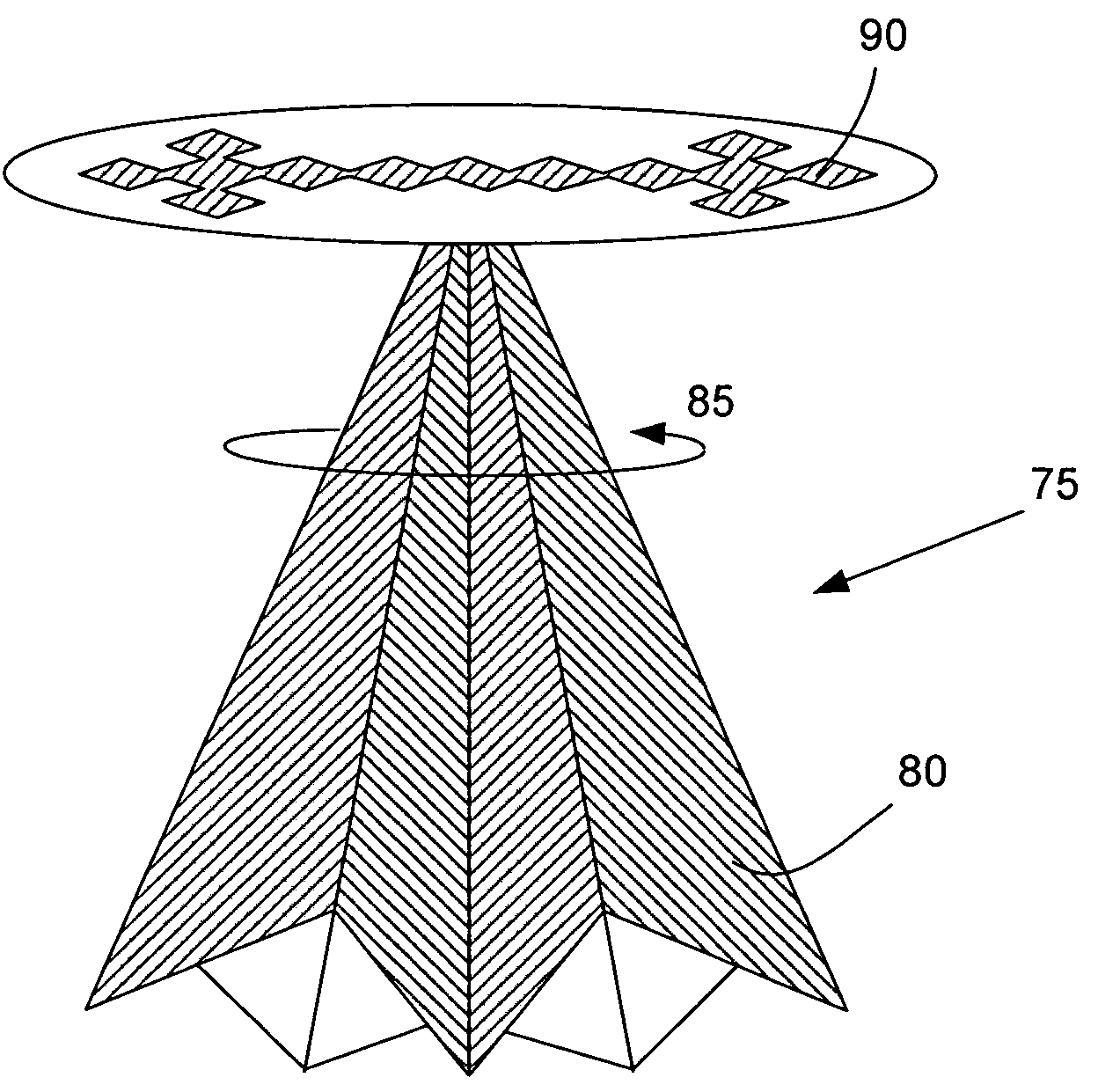 Wide-band fractal antenna