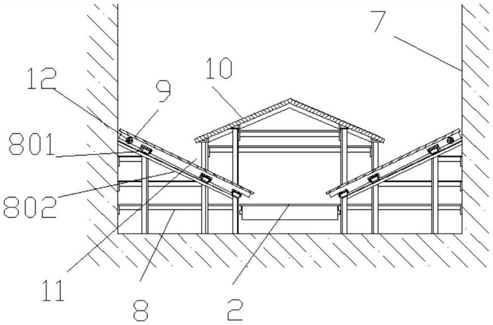 Full scrap steel electric furnace steelmaking continuous feeding system and method