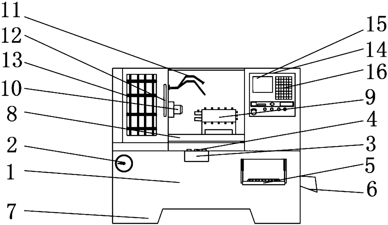 Intelligent numerical control machine tool