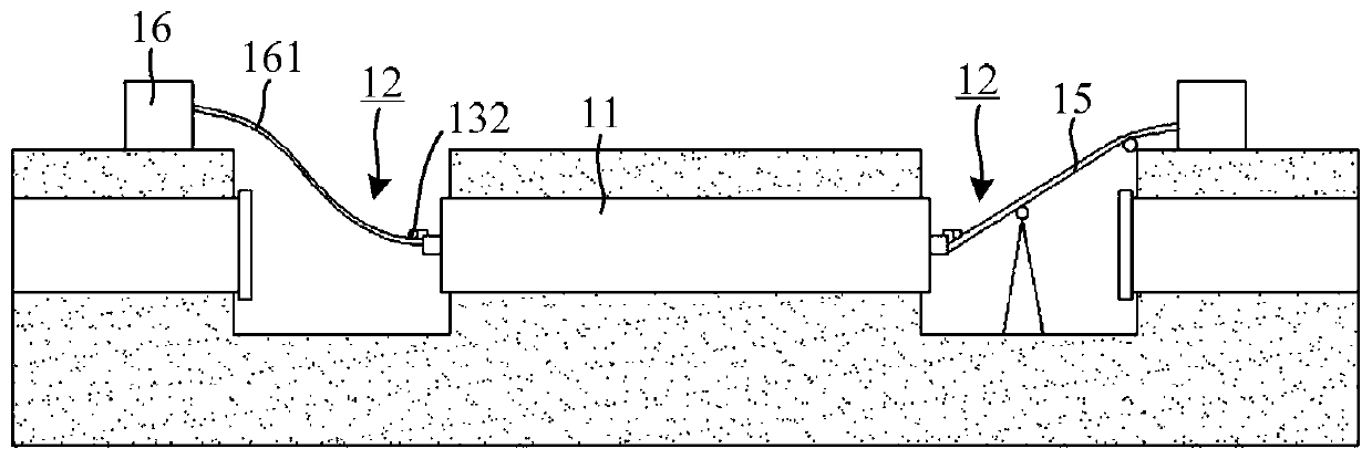 Spraying method for repairing water supply pipeline from inside