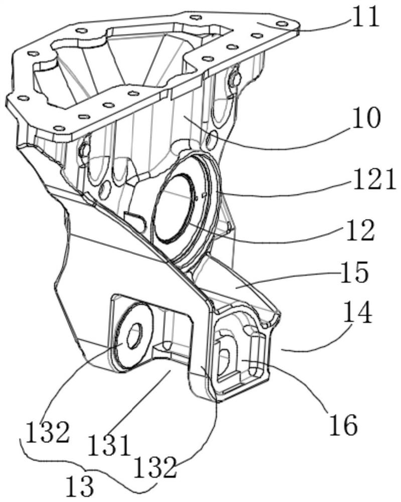 Balance shaft support and balance suspension device
