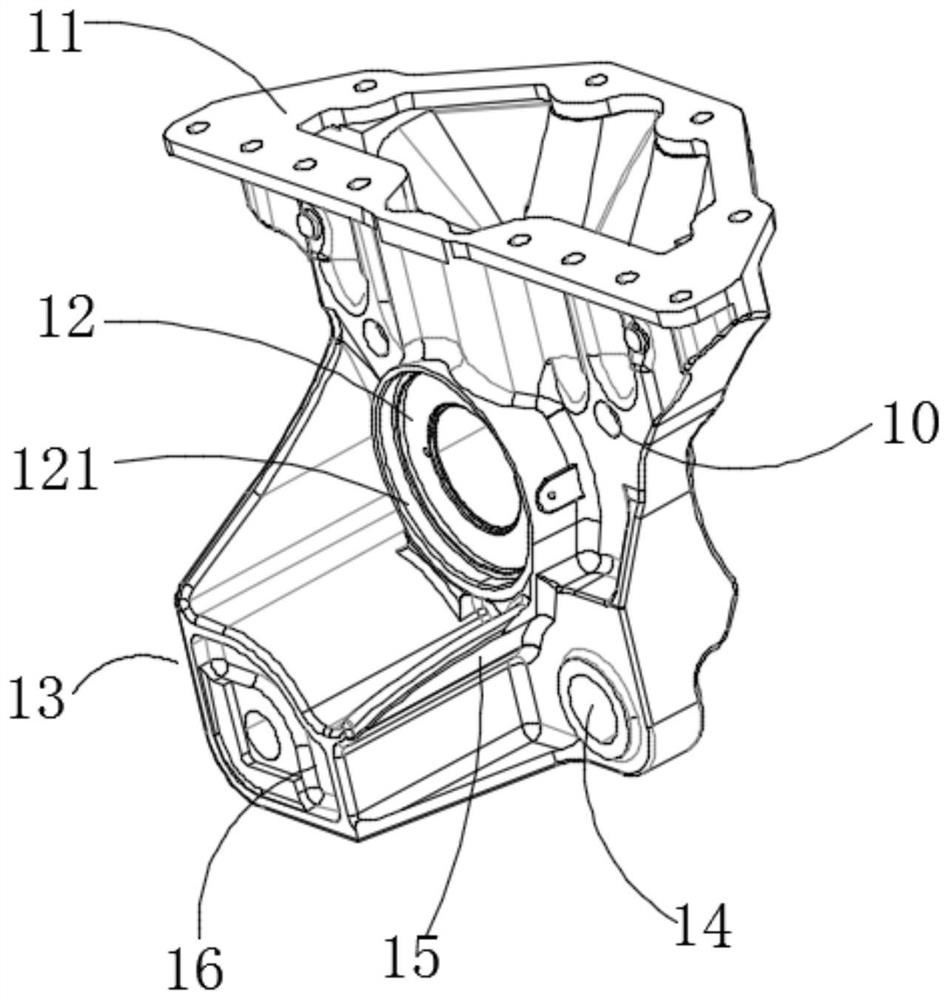Balance shaft support and balance suspension device
