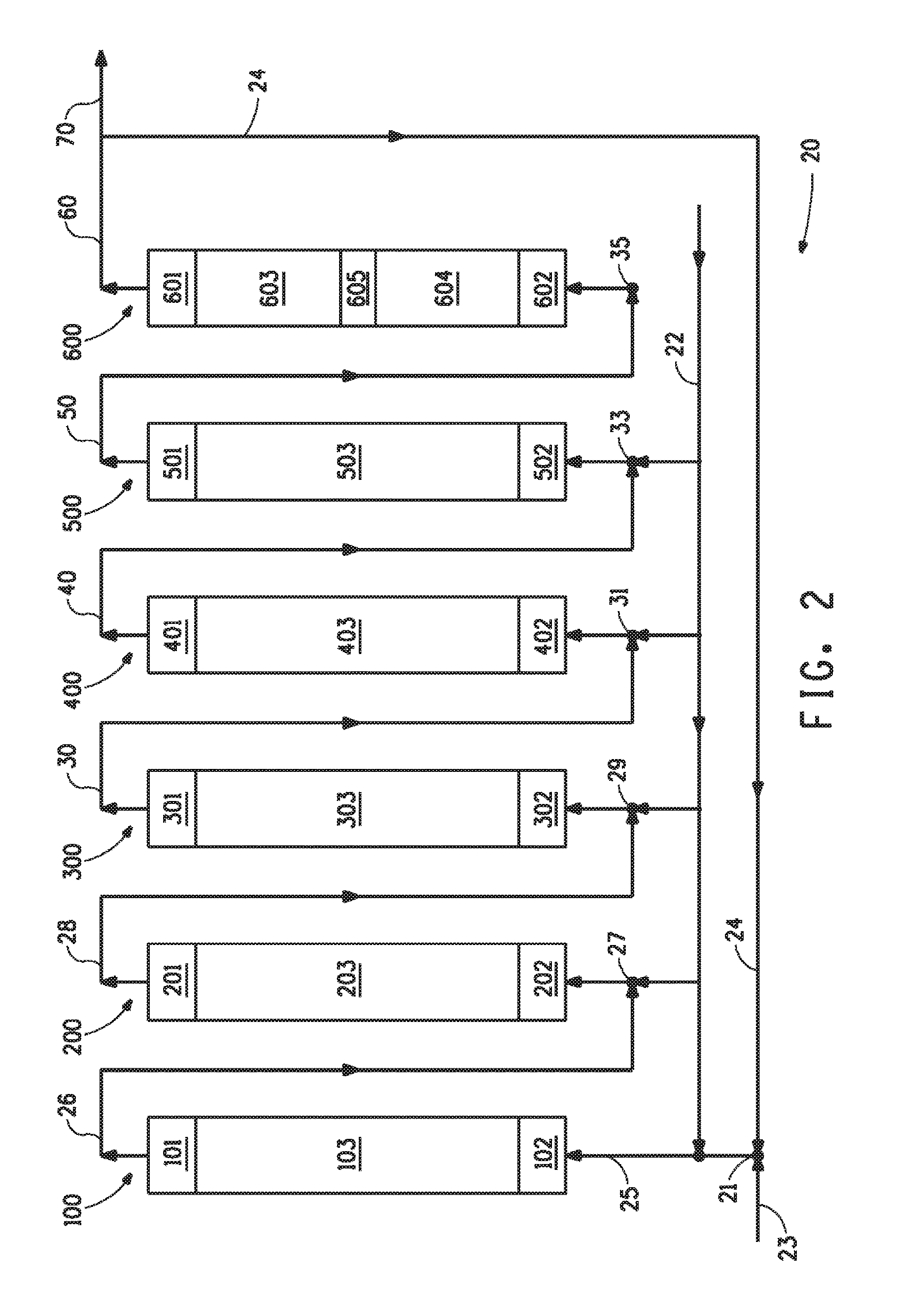 Process for improving cold flow properties and increasing yield of middle distillate feedstock through liquid full hydrotreating and dewaxing