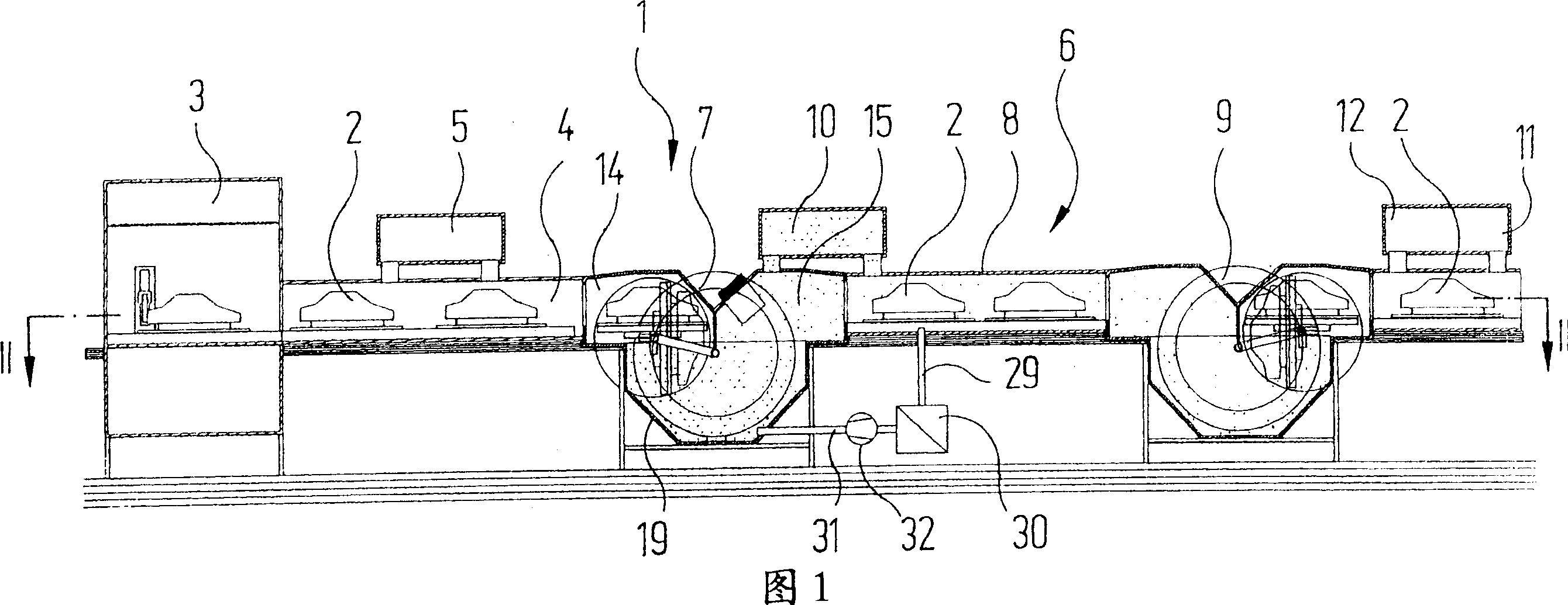 Method and device for drying painted vehicle bodies