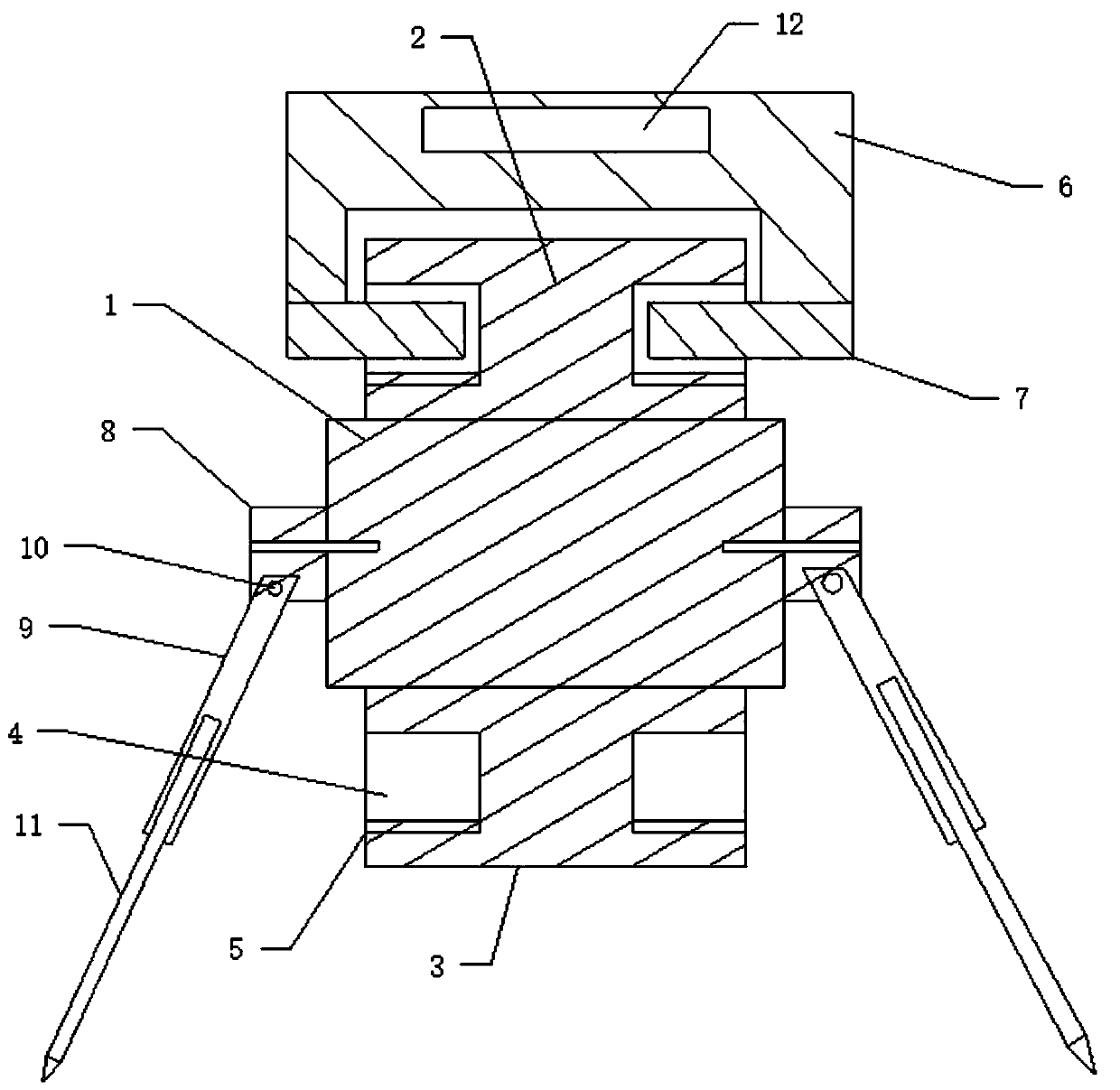 An automatic conveying frame for electric construction