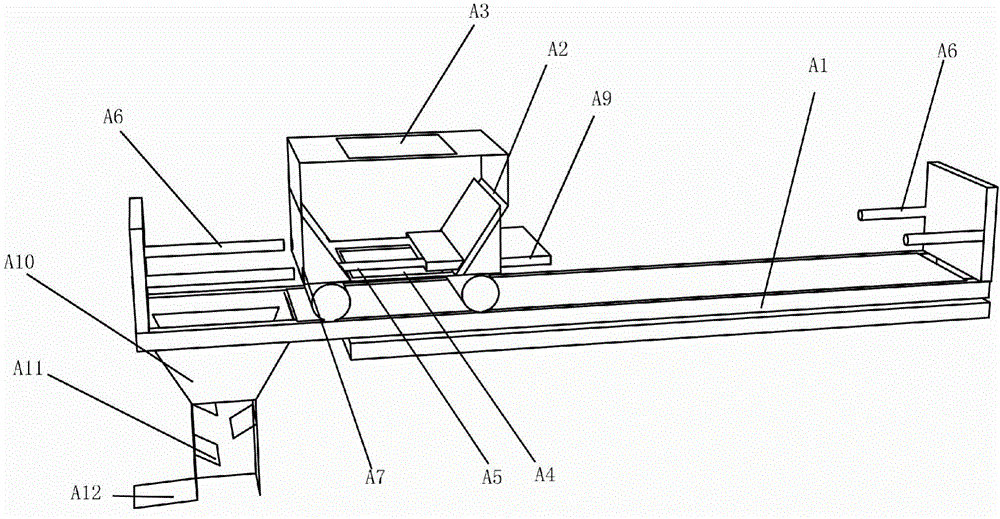 Clean type belt material separation unit and material separation method thereof
