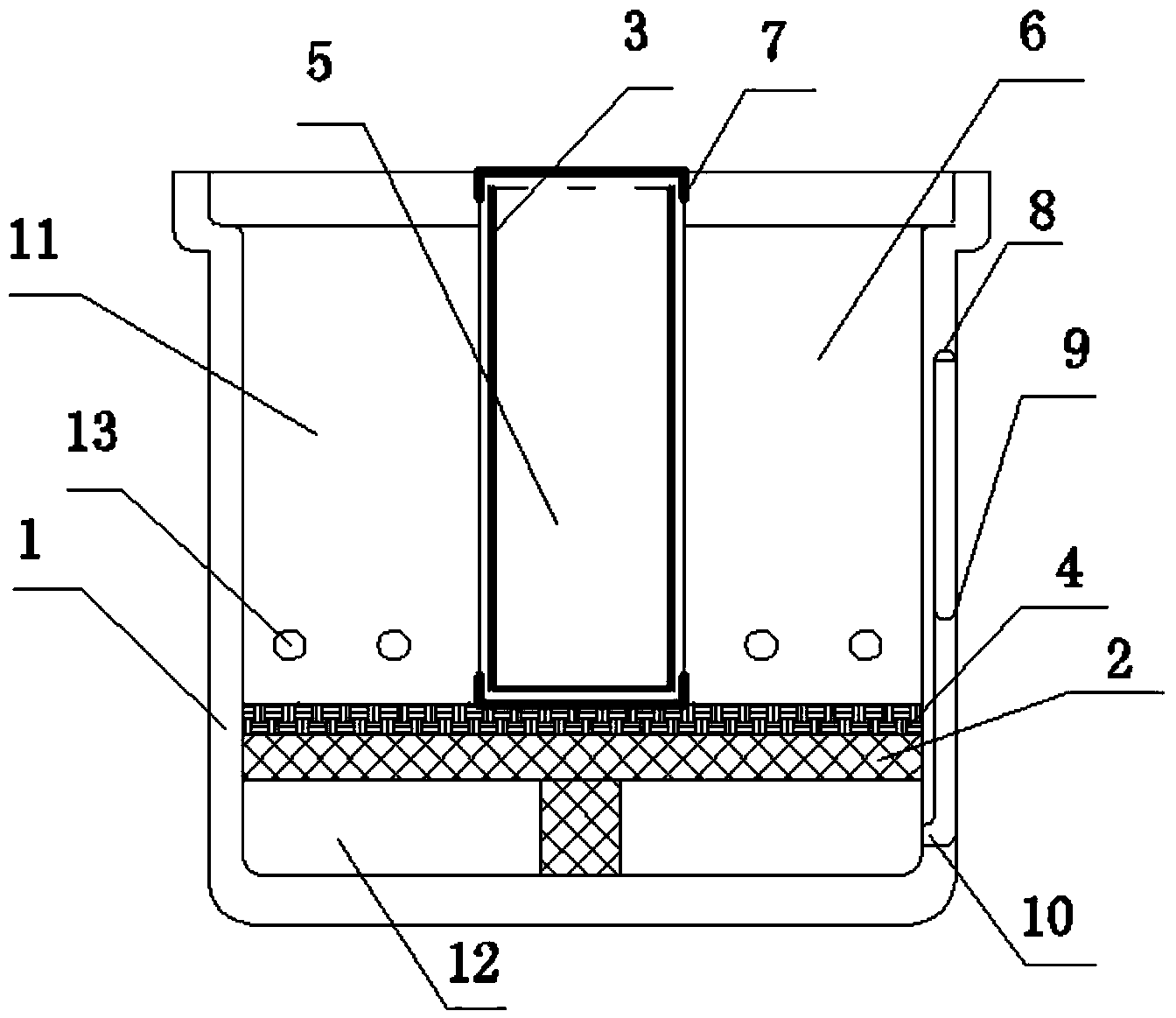 Comprehensive plant root bag culture apparatus capable of separating and collecting rhizosphere soil