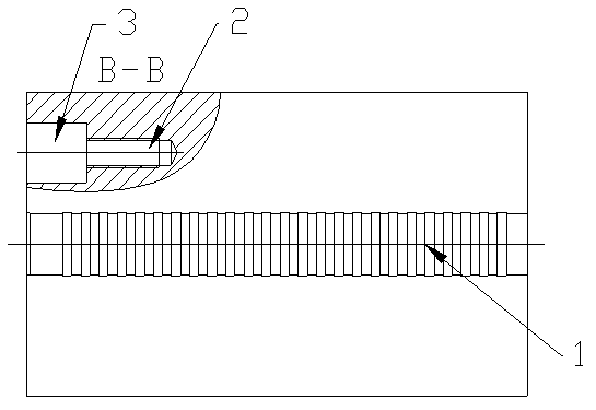 Disposable forming die for a plurality of bosses at end part