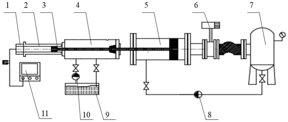 Experimental device for simulating evaporation and combustion of liquid drops of engine under high-temperature and high-pressure conditions