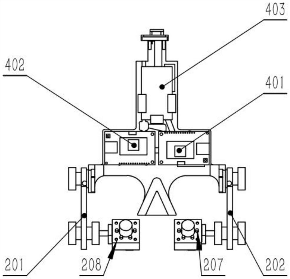 Head position measuring device capable of collecting nystagmus data