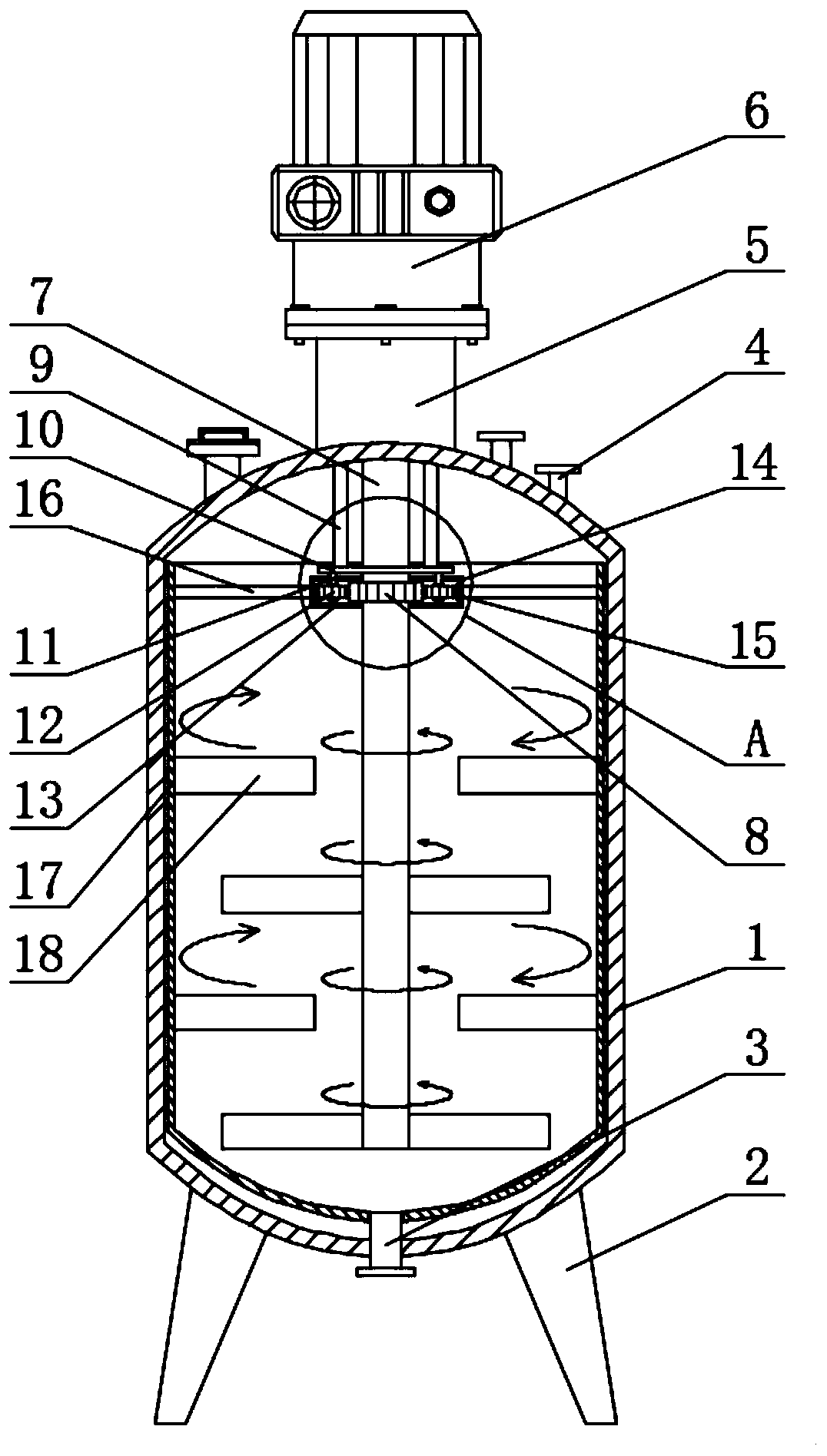 Batching device for waterproof material construction