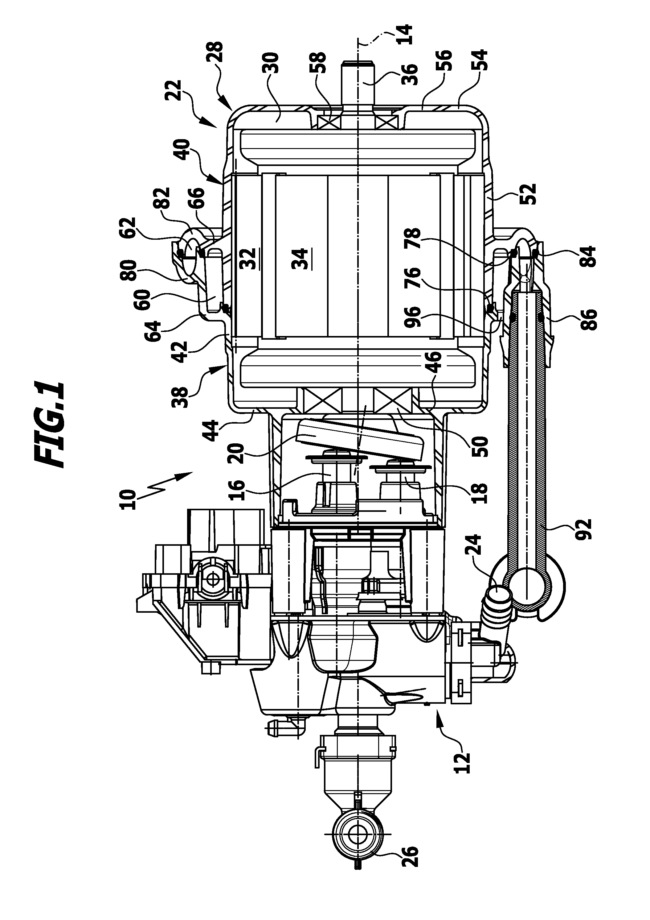 Motor-pump unit