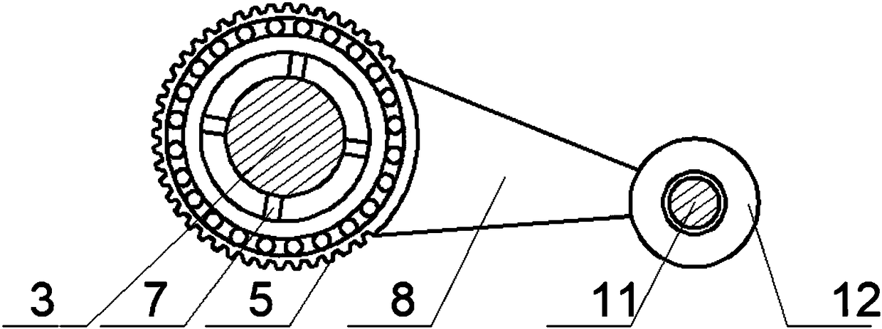 Angle measuring device for hinged position of travel trailer