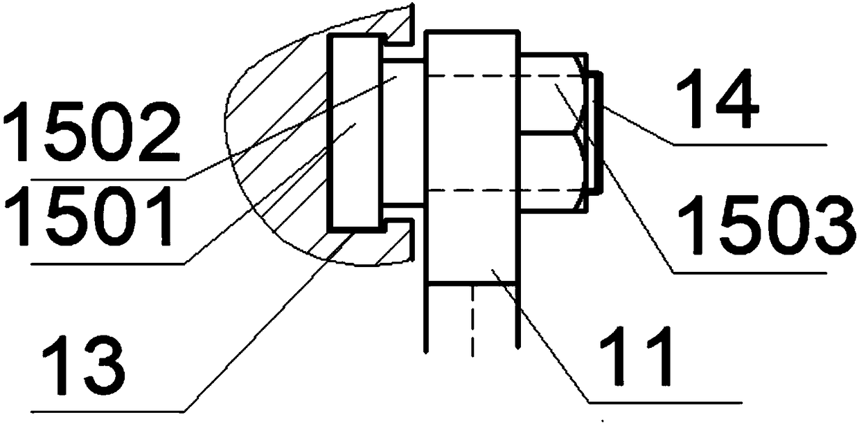 Angle measuring device for hinged position of travel trailer