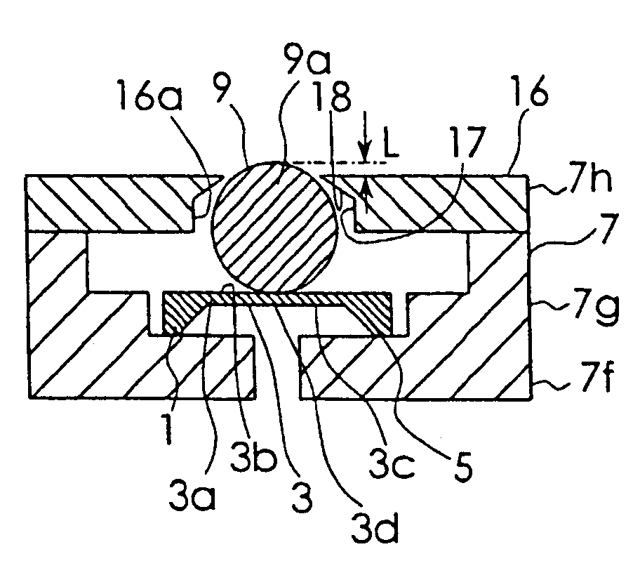 Semiconductor force sensor