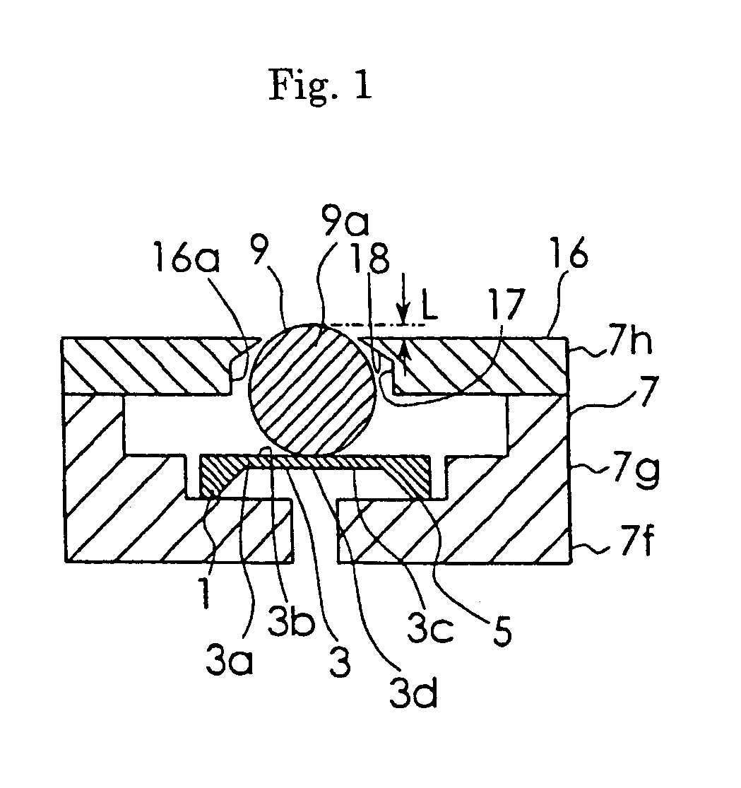 Semiconductor force sensor