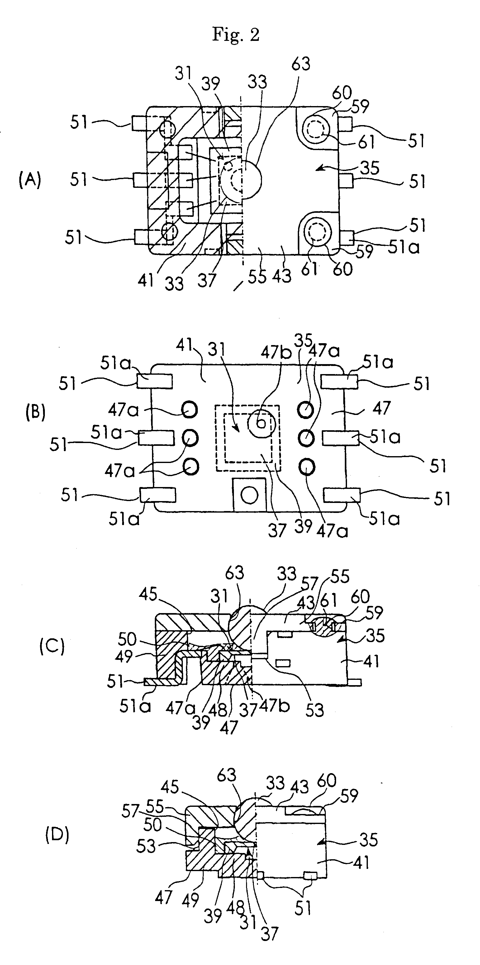 Semiconductor force sensor