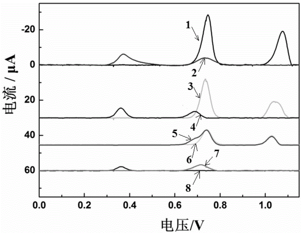 An electrochemical detection method of intracellular purine based on enzyme catalysis