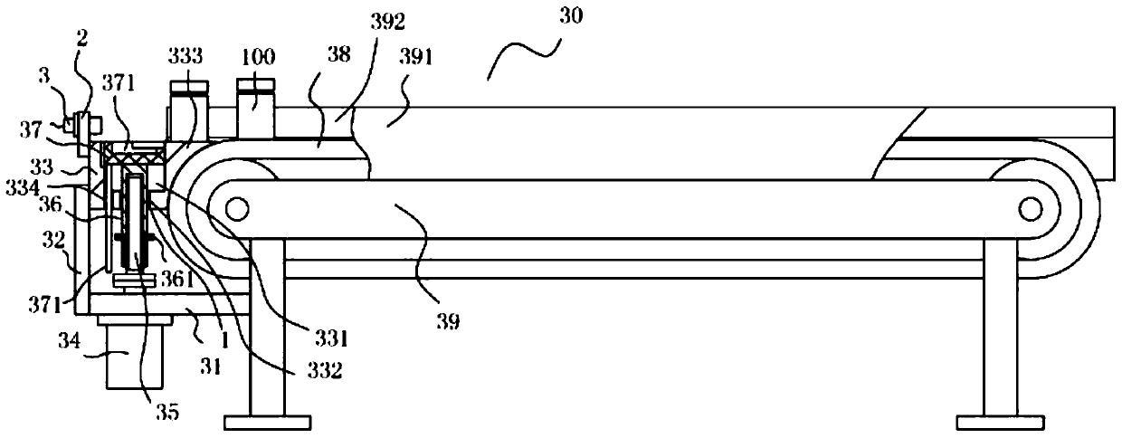 Cosmetic bottle filling conveying hoisting frame