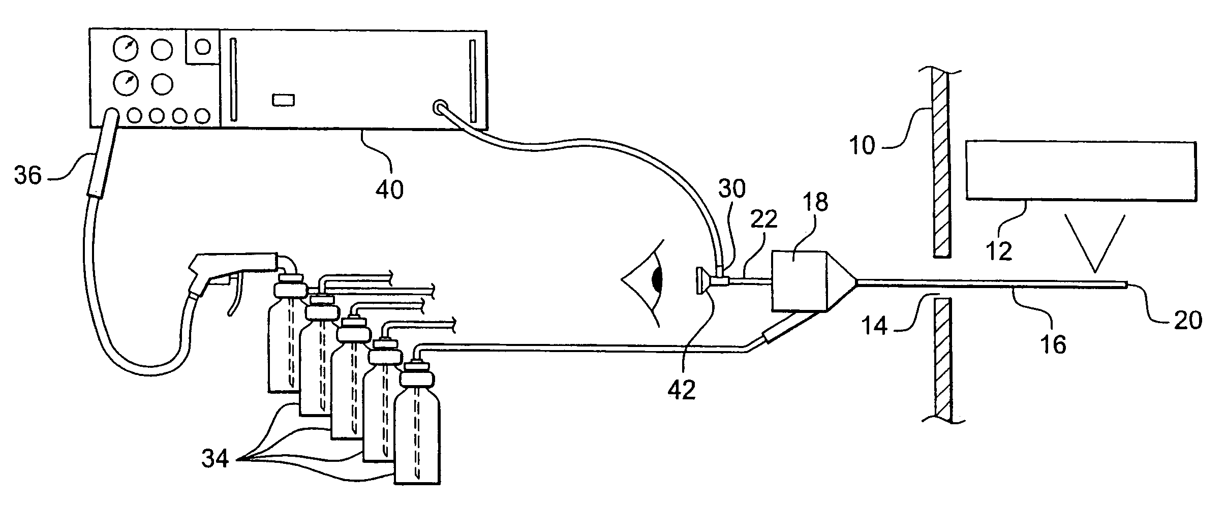 Apparatus for searching for and detecting defects in parts by endoscopy