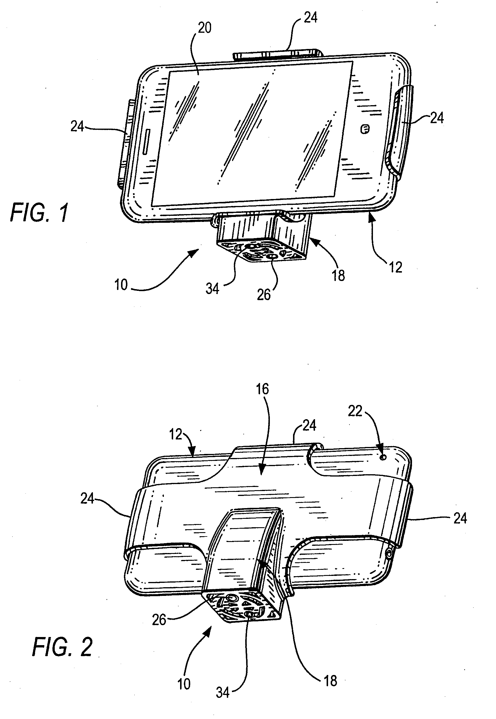 Weighted mounting arrangement for, and method of, steadily supporting a motion-sensitive, image capture device