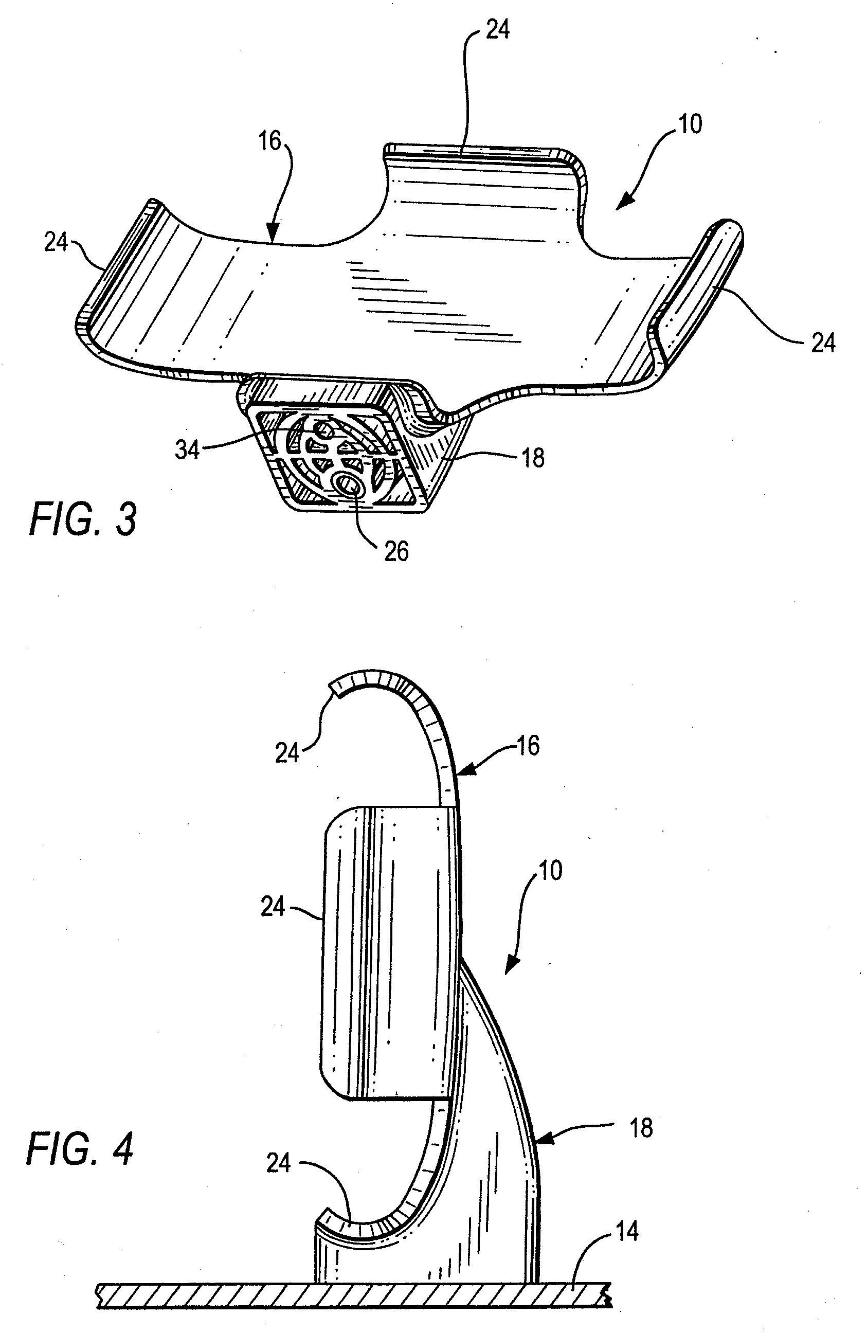 Weighted mounting arrangement for, and method of, steadily supporting a motion-sensitive, image capture device