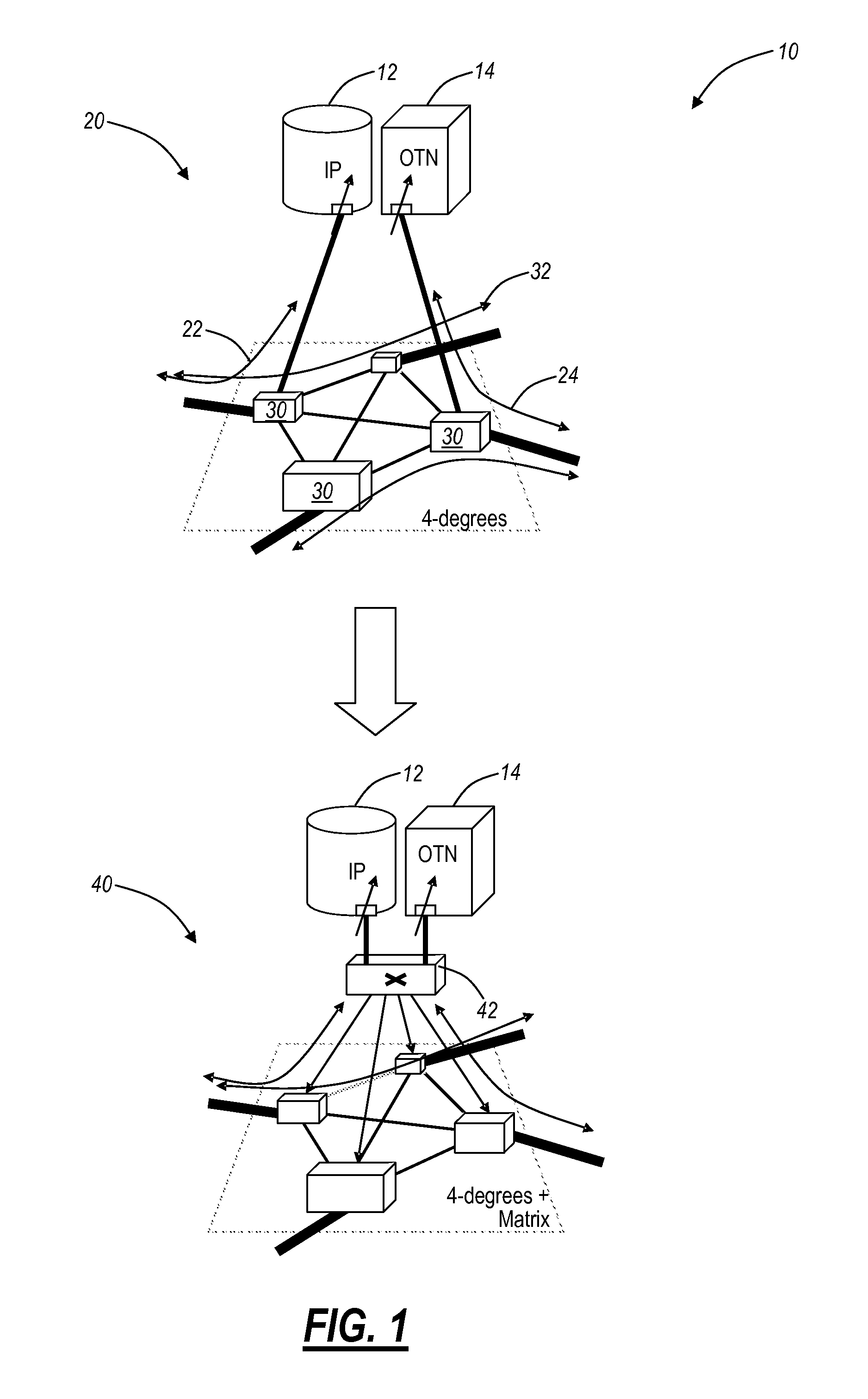 Reconfigurable optical add drop multiplexer node automated topology discovery systems and methods