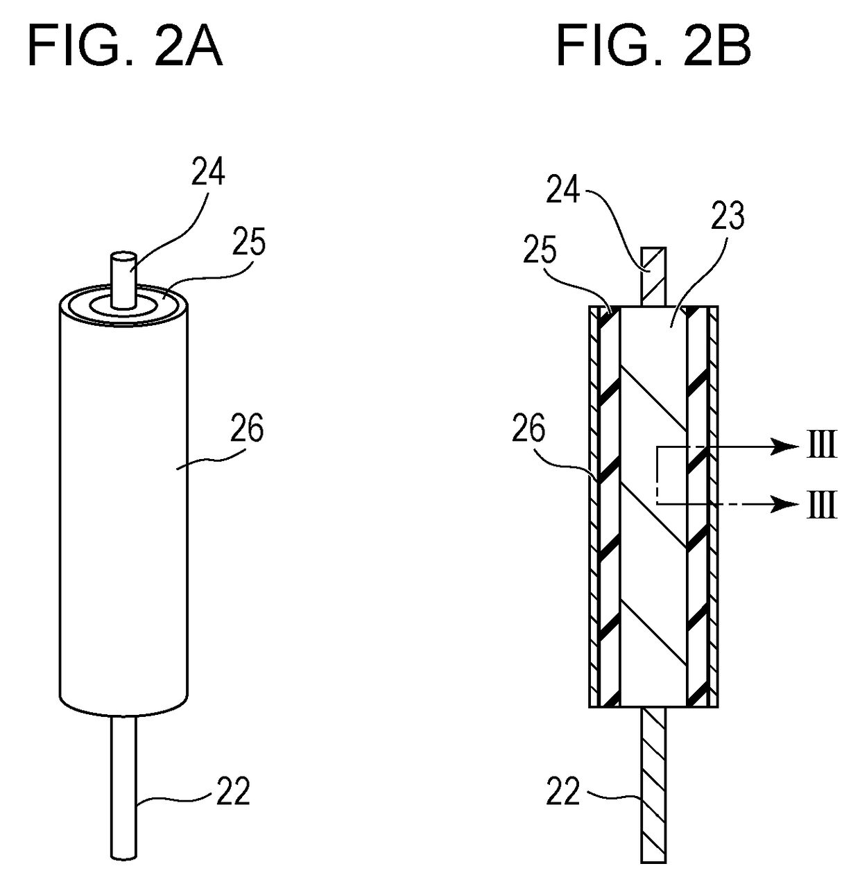 Elastic roller with needle-shaped filler and fixing device