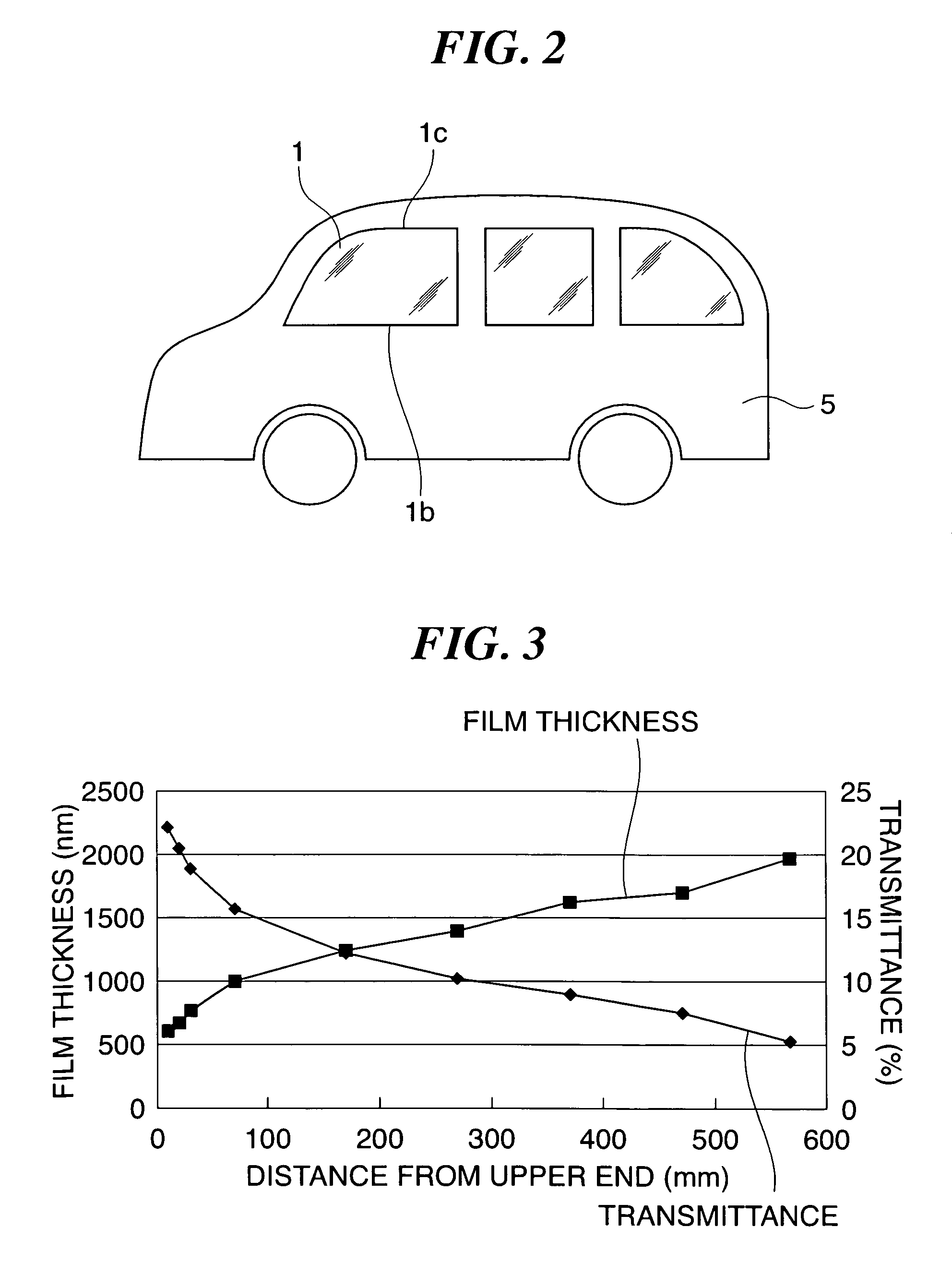 Vehicle window pane and manufacturing method therefor
